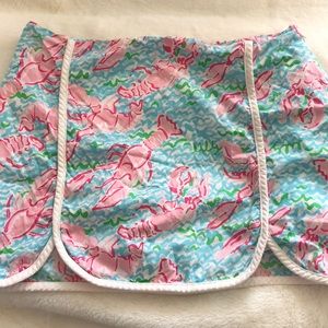 Lilly Pulitzer lobstah roll print skort